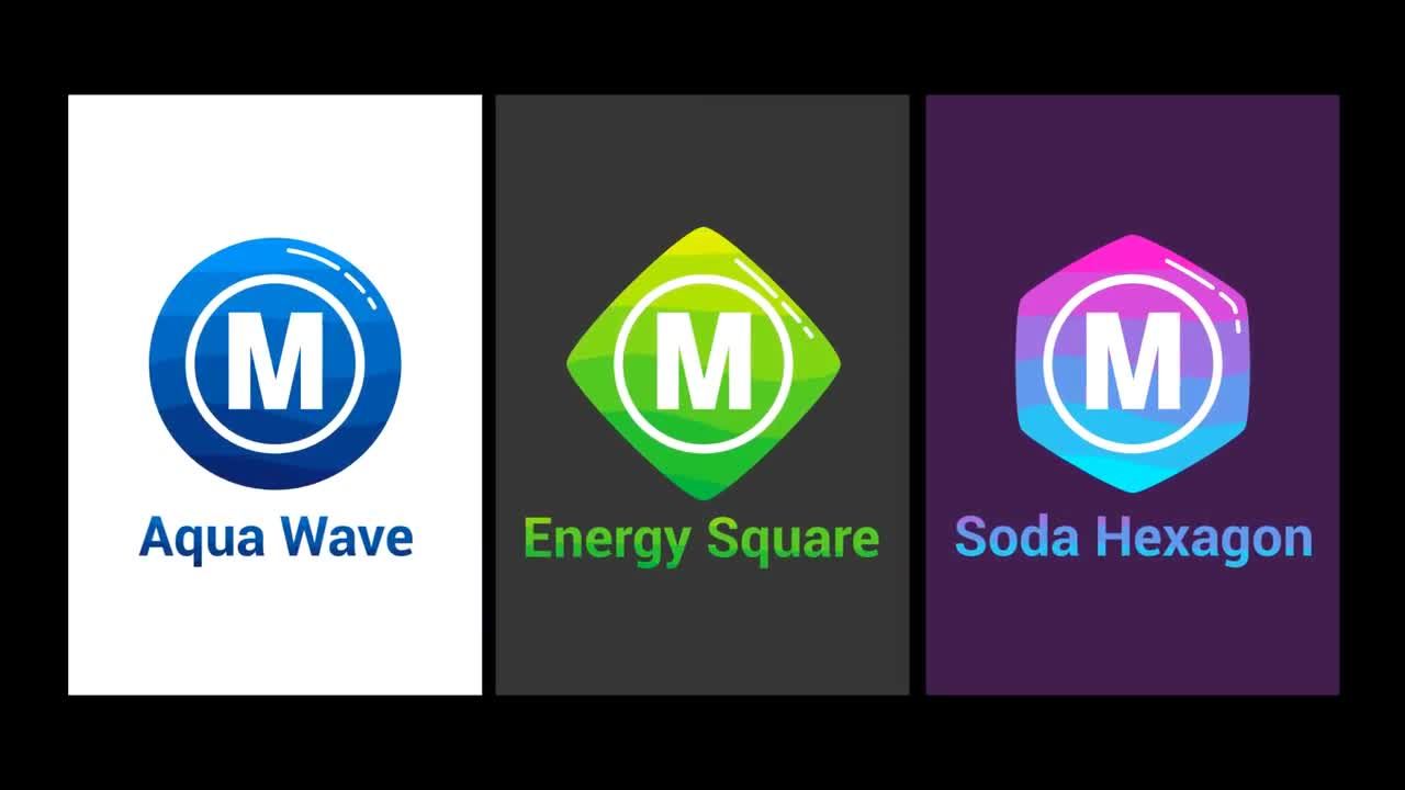 3种独特风格的专属品牌logo 16设计素材网精选AE模板