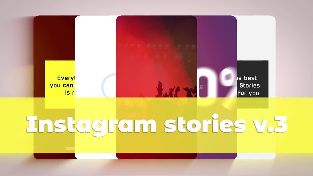 Instagram故事展示素材天下精选AE模板