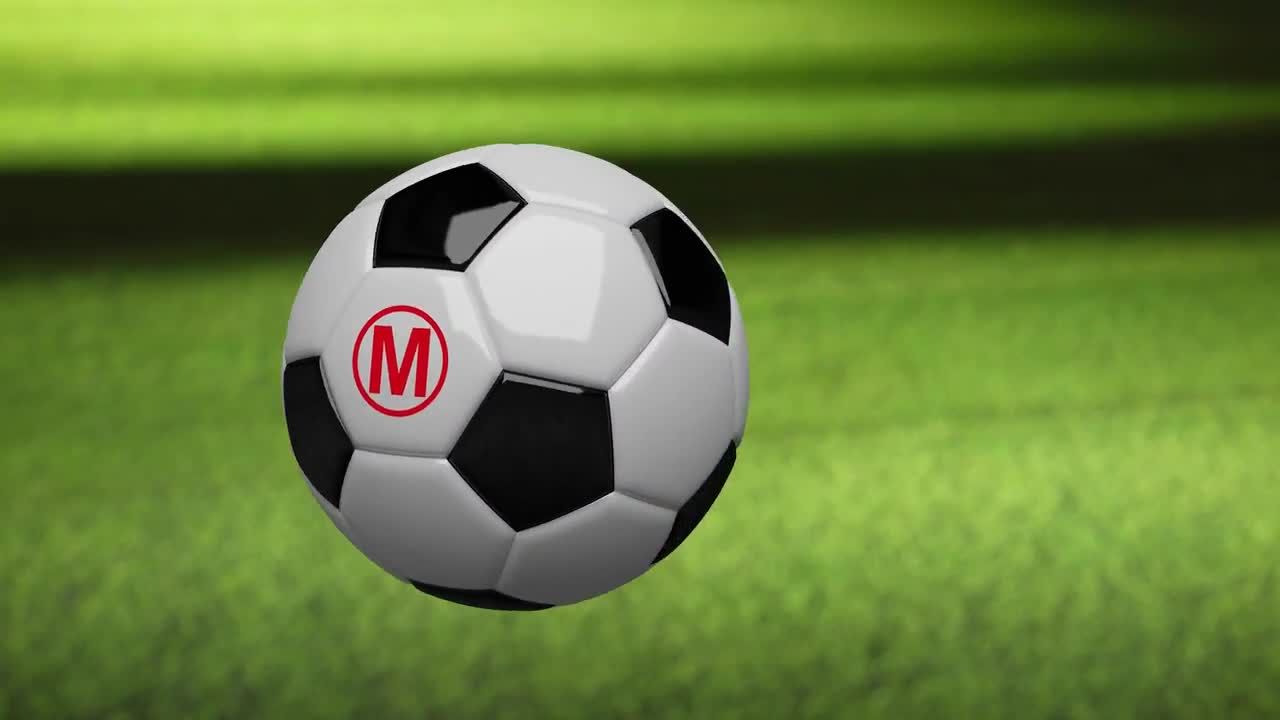 动态动画足球Logo图标16设计素材网精选AE模板
