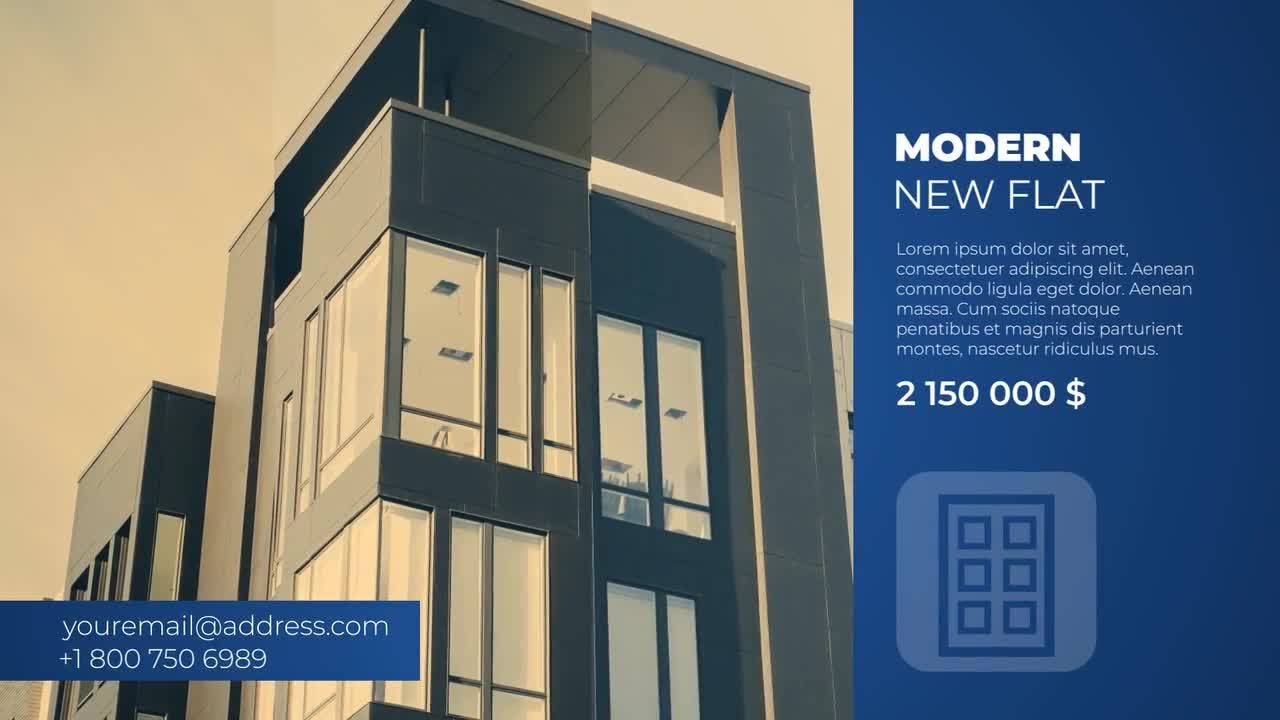 现代房地产幻灯片16设计素材网精选AE模板