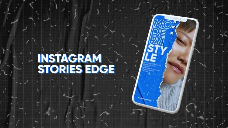 新颖活力的Instagram故事16图库精选AE模板