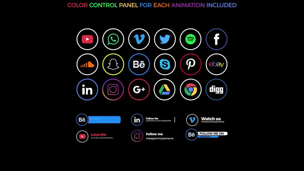 简洁字幕标题动画商业徽标展示16设计素材网精选AE模板