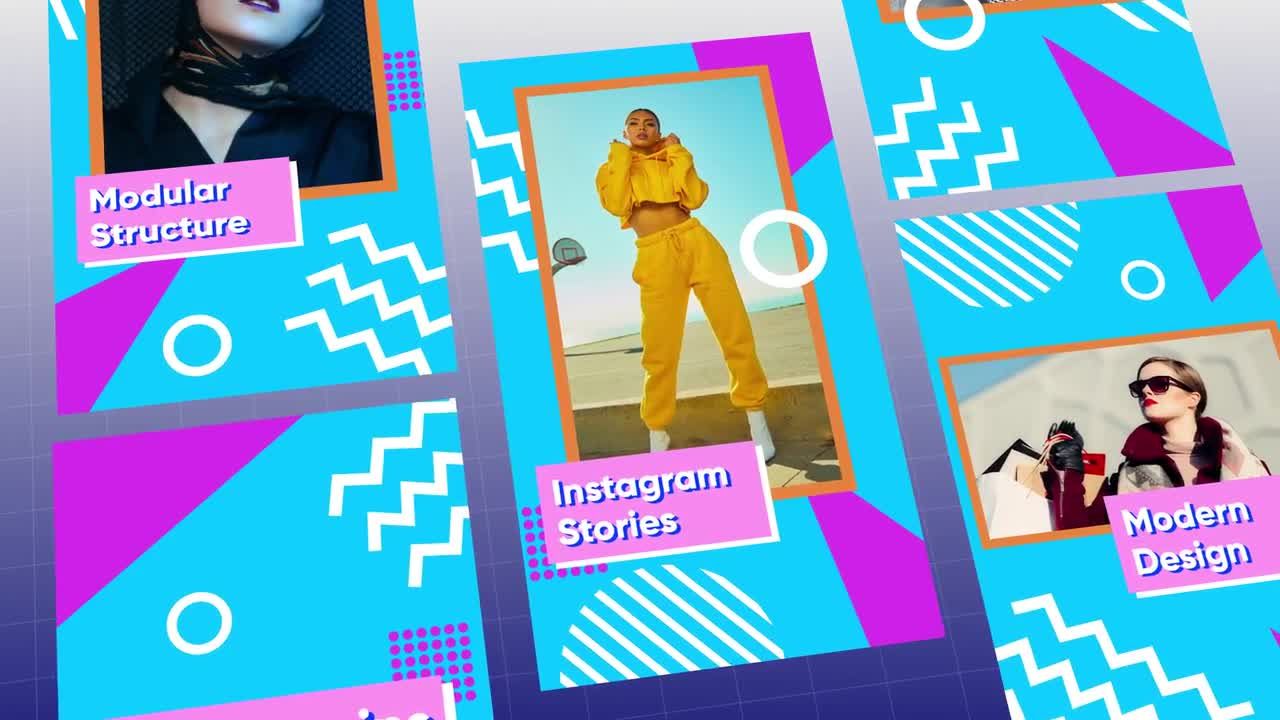 Instagram故事宣传介绍16图库精选AE模板