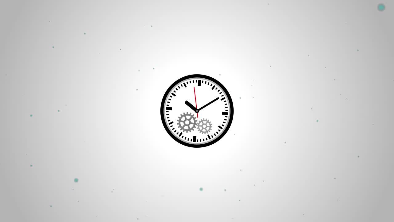 简单的时钟徽标亿图网易图库精选AE模板