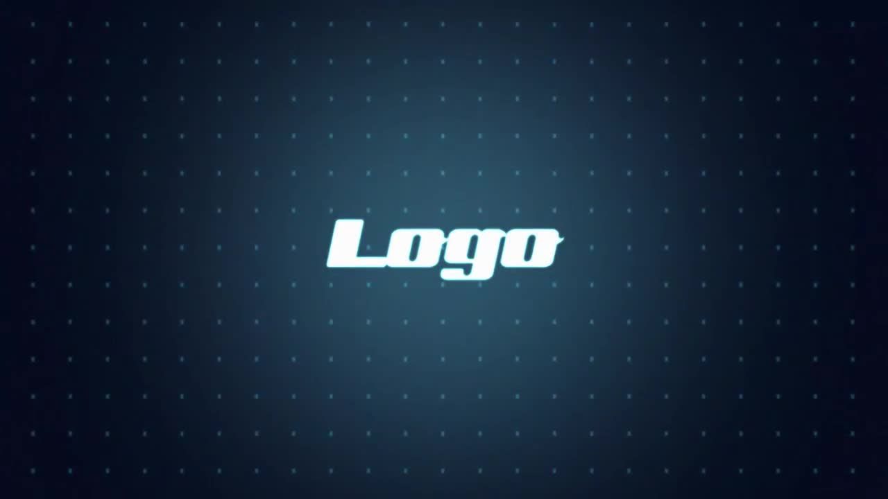 高科技的logo动画展示16图库精选AE模板Logo Pulse