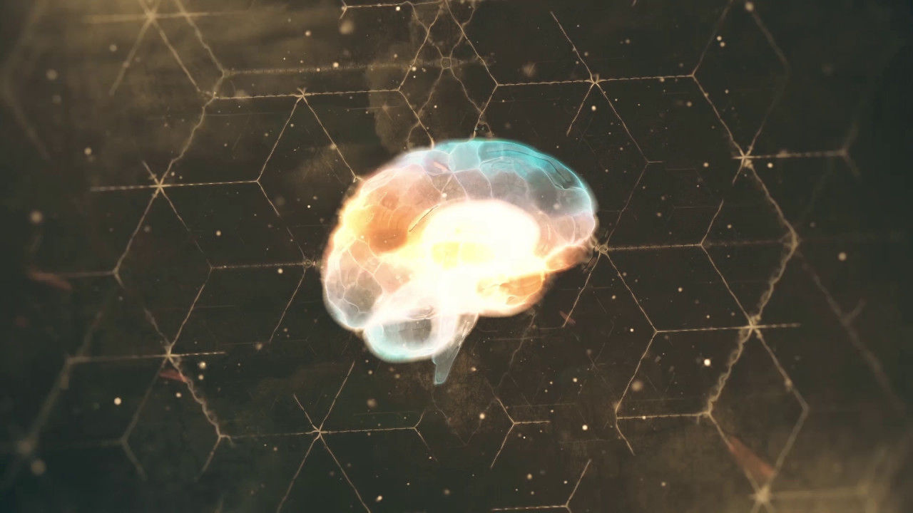 科技感人工智能头脑Logo动画亿图网易图库精选AE模板