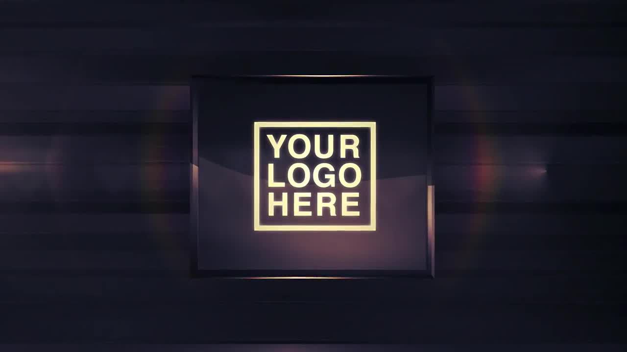 立体盒装logo文本动画展示16设计素材网精选AE模板