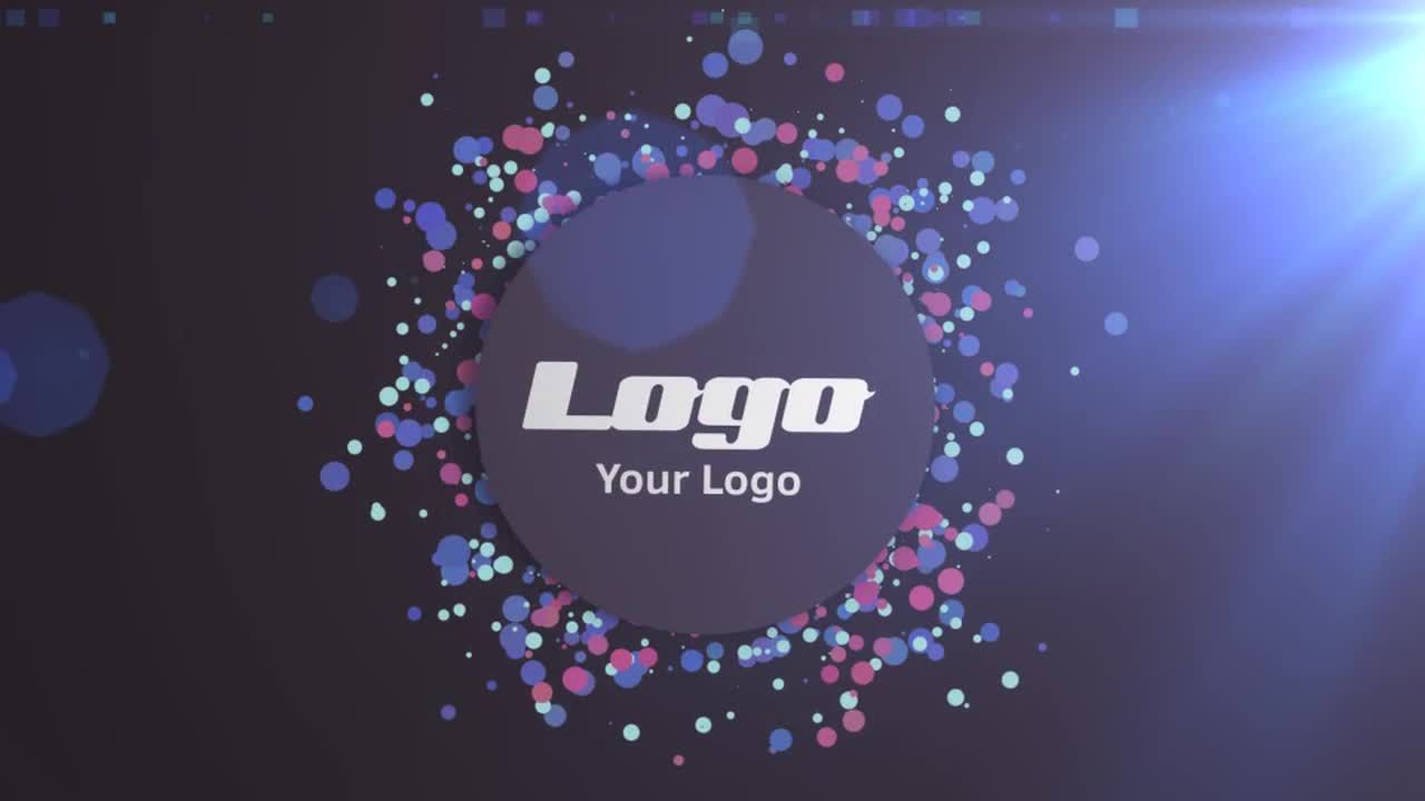 具有炫酷外观的促销活动logo展示亿图网易图库精选AE模板Falling Logo