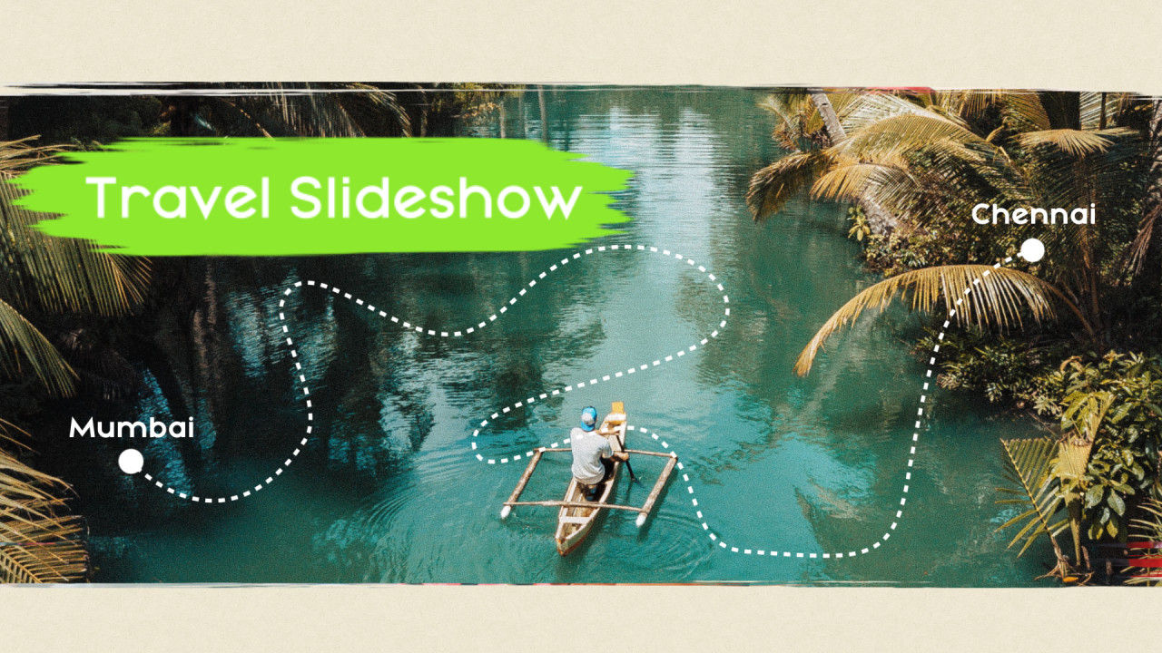 旅行度假图文视觉切换动画亿图网易图库精选AE模板Travel Slideshow
