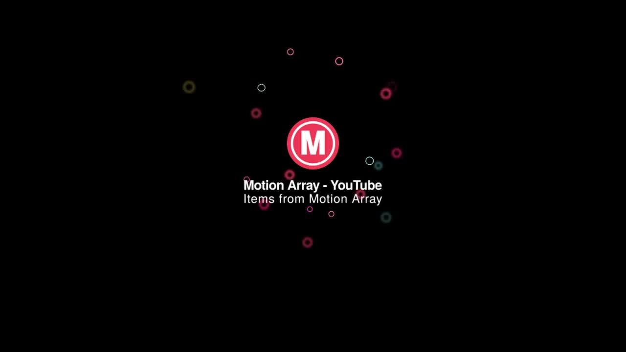简洁时尚的YouTube动画徽标亿图网易图库精选AE模板