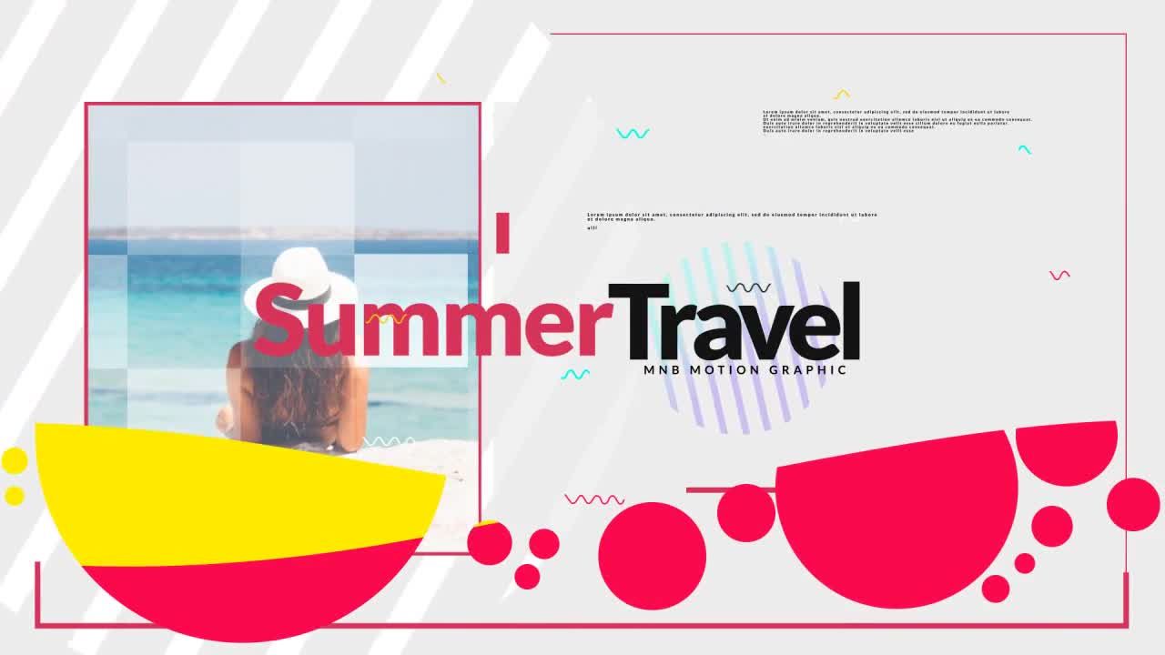 夏天和旅行素材中国精选AE模板