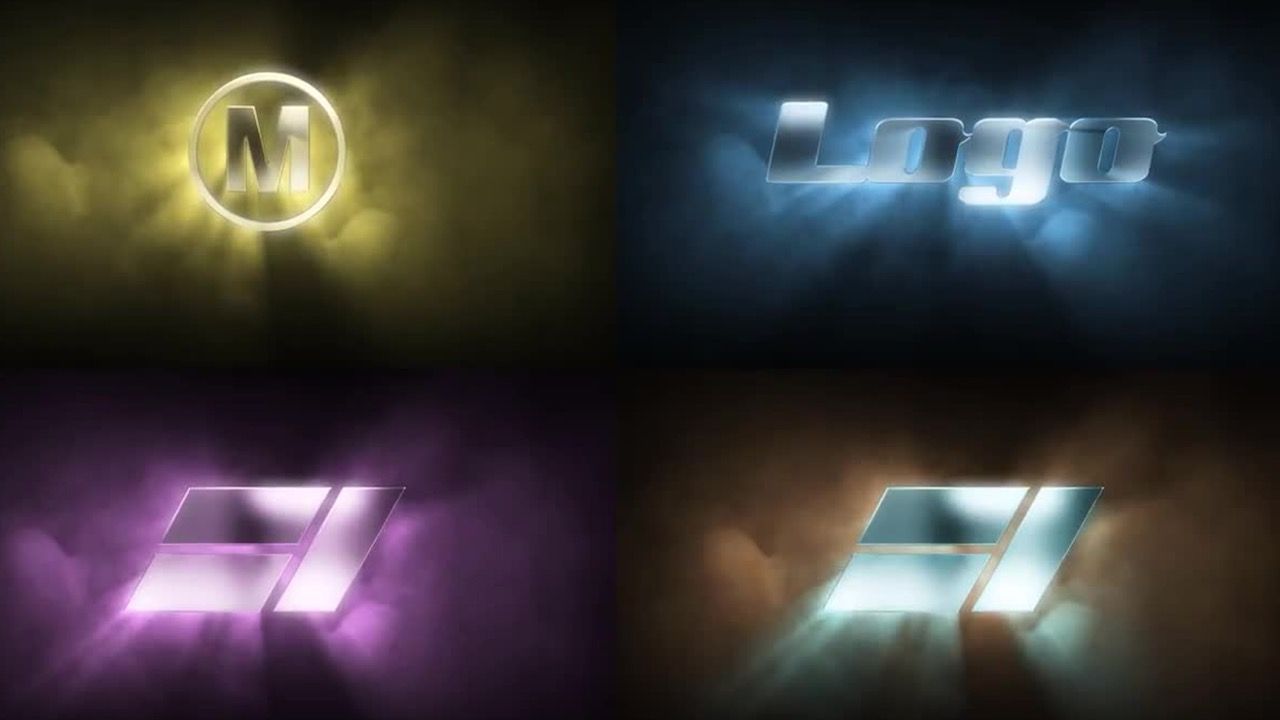 炫酷灯光特效logo展示16设计素材网精选AE模板