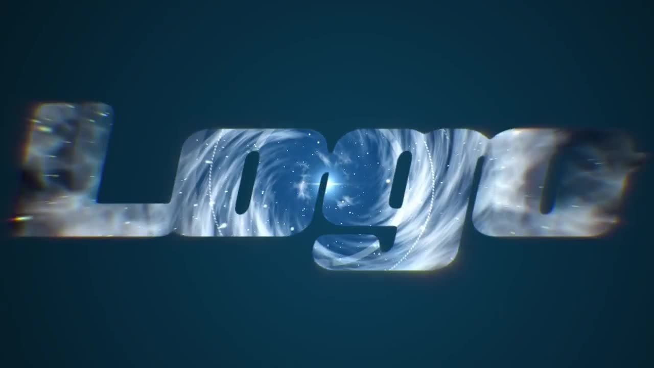 科幻虫洞效应标志星空时空隧道logo展示亿图网易图库精选AE模板