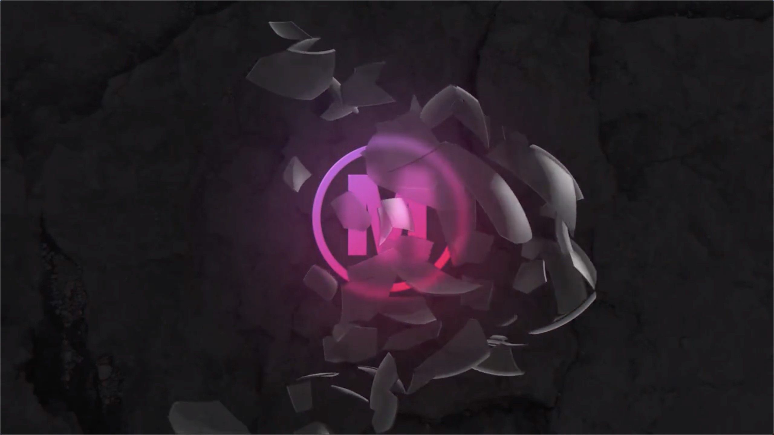 破碎的球体中的LOGO动画普贤居精选AE模板