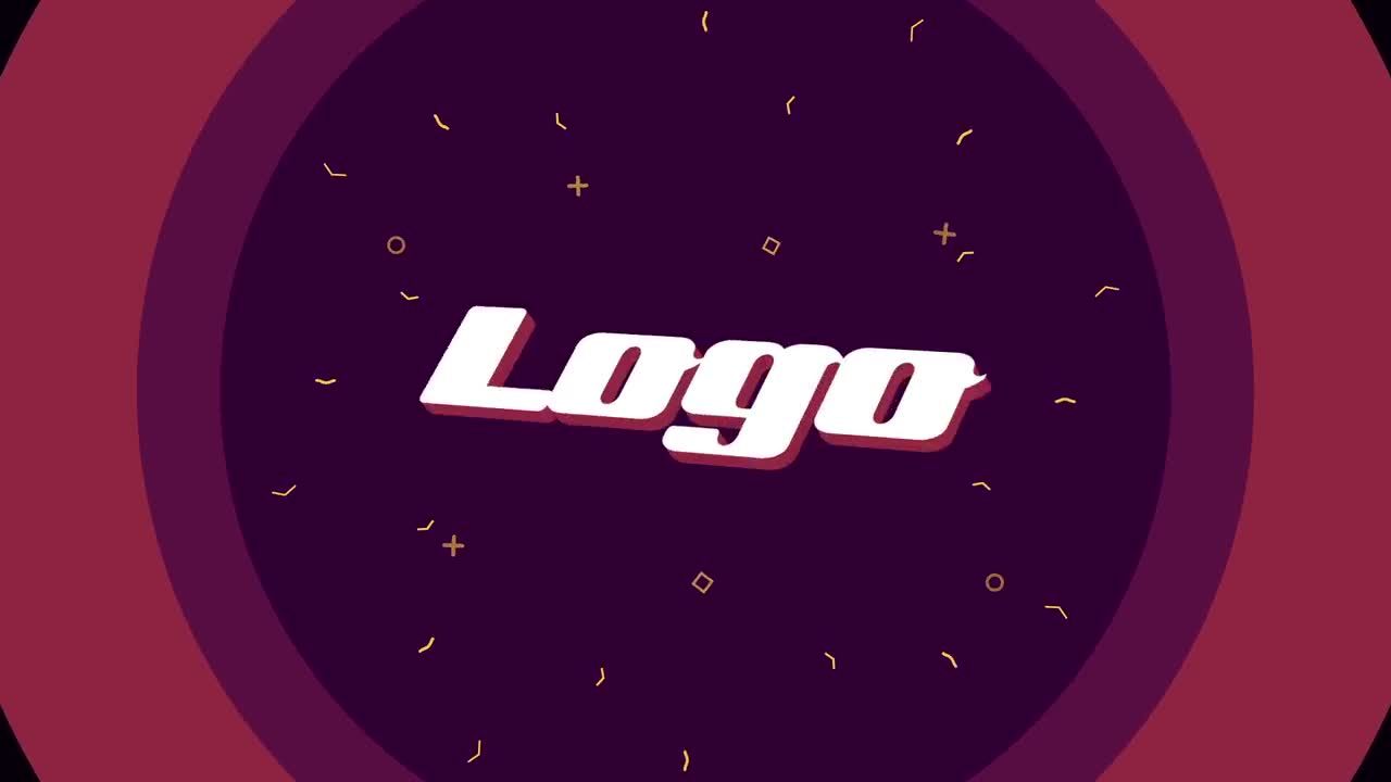 流畅的文本动画logo动画ae模板
