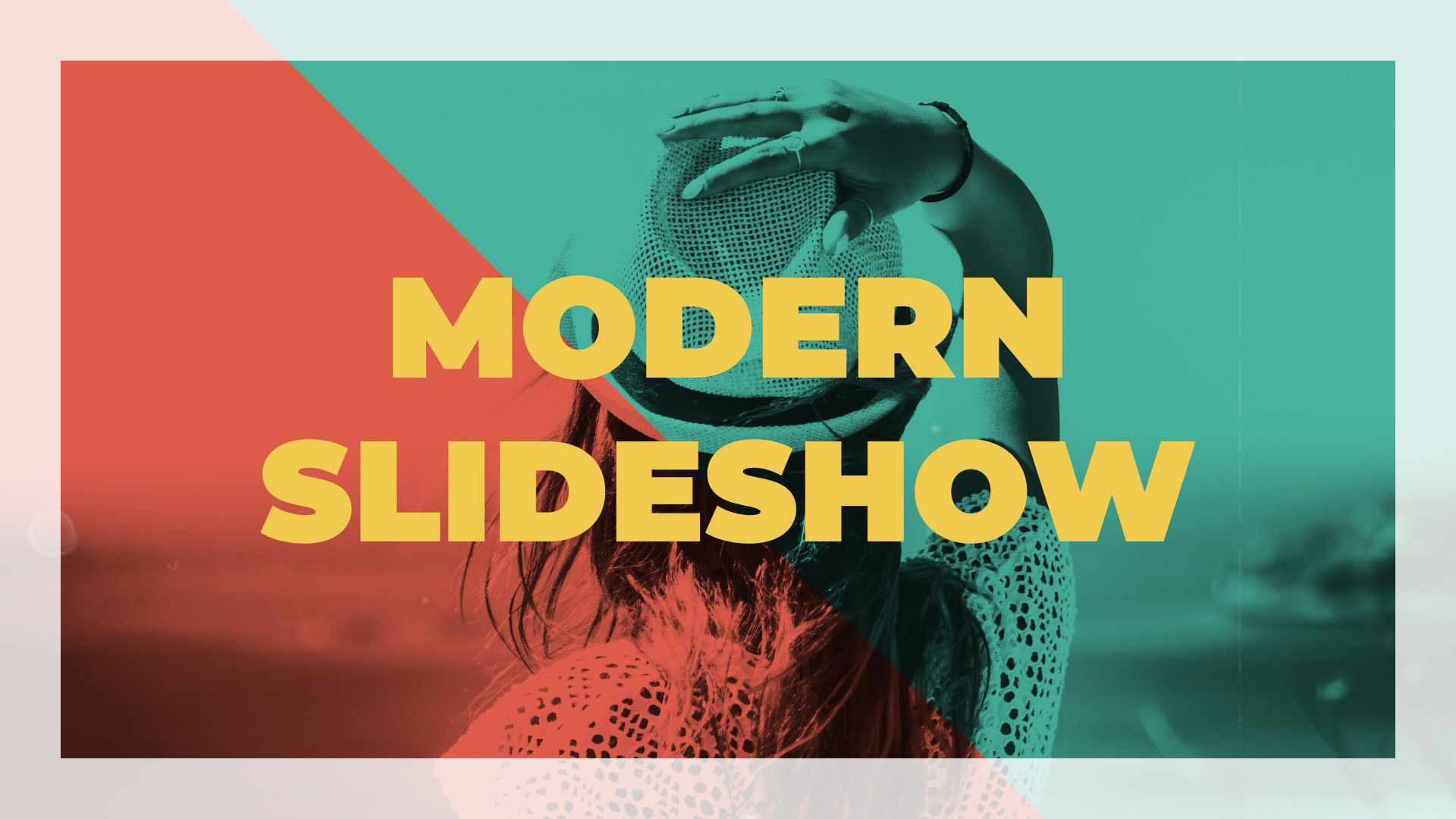 Slideshow现代风格文本动画和平滑过渡16设计素材网精选AE模板