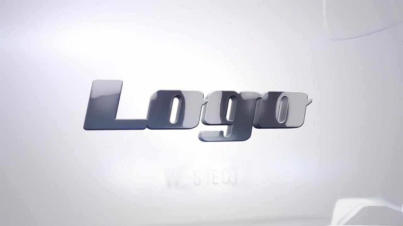 整洁的玻璃标志LOGO动画16图库精选AE模板