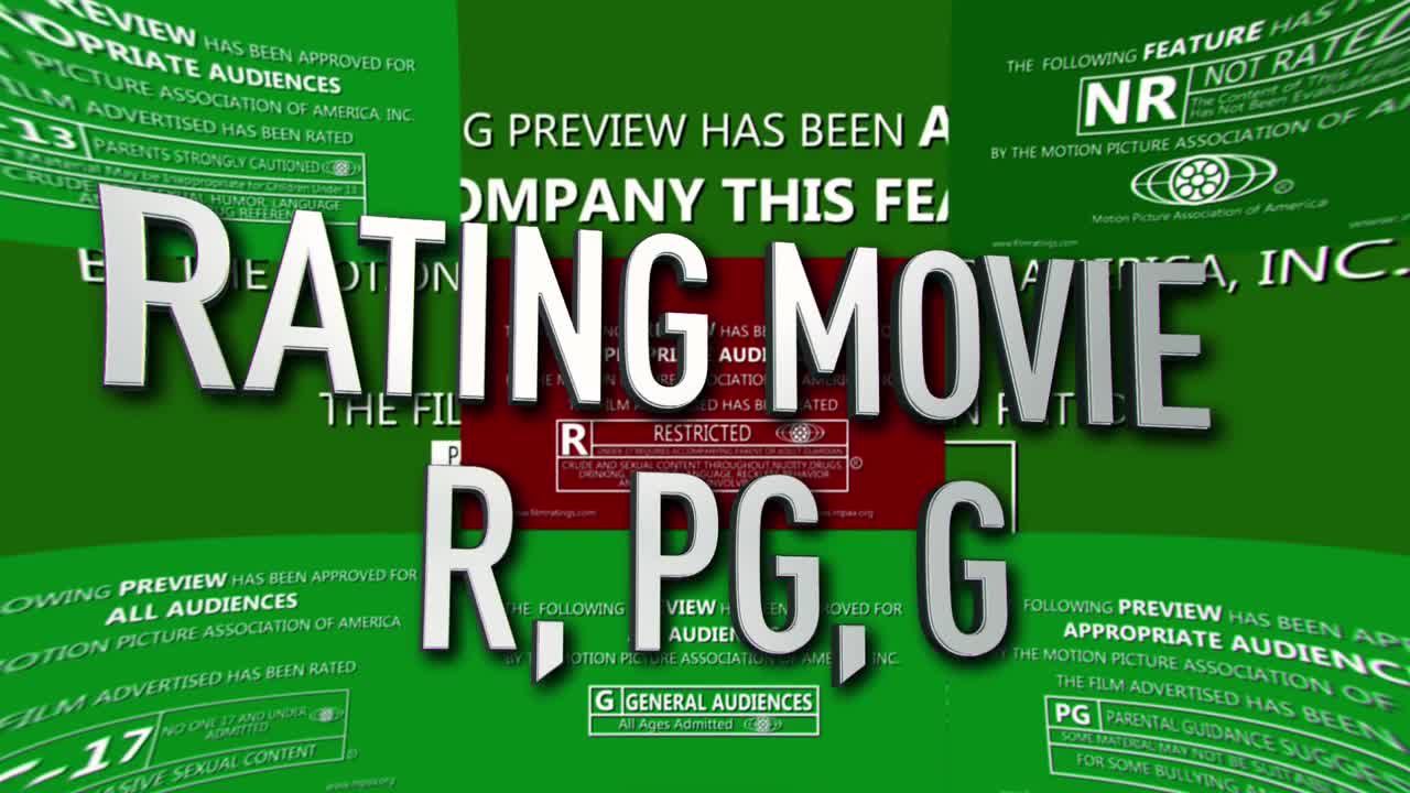 影片R，PG，G的绿屏开幕16图库精选AE模板