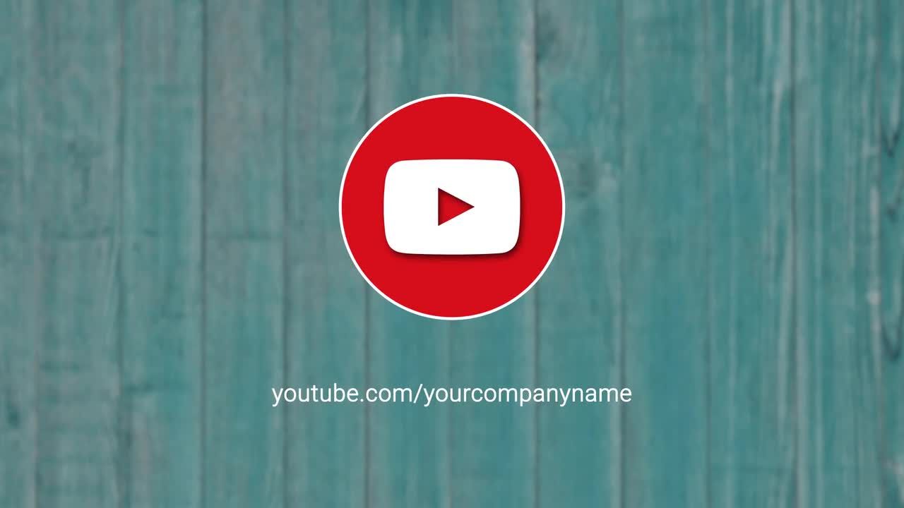 YouTube媒体链接宣传动画16设计素材网精选AE模板