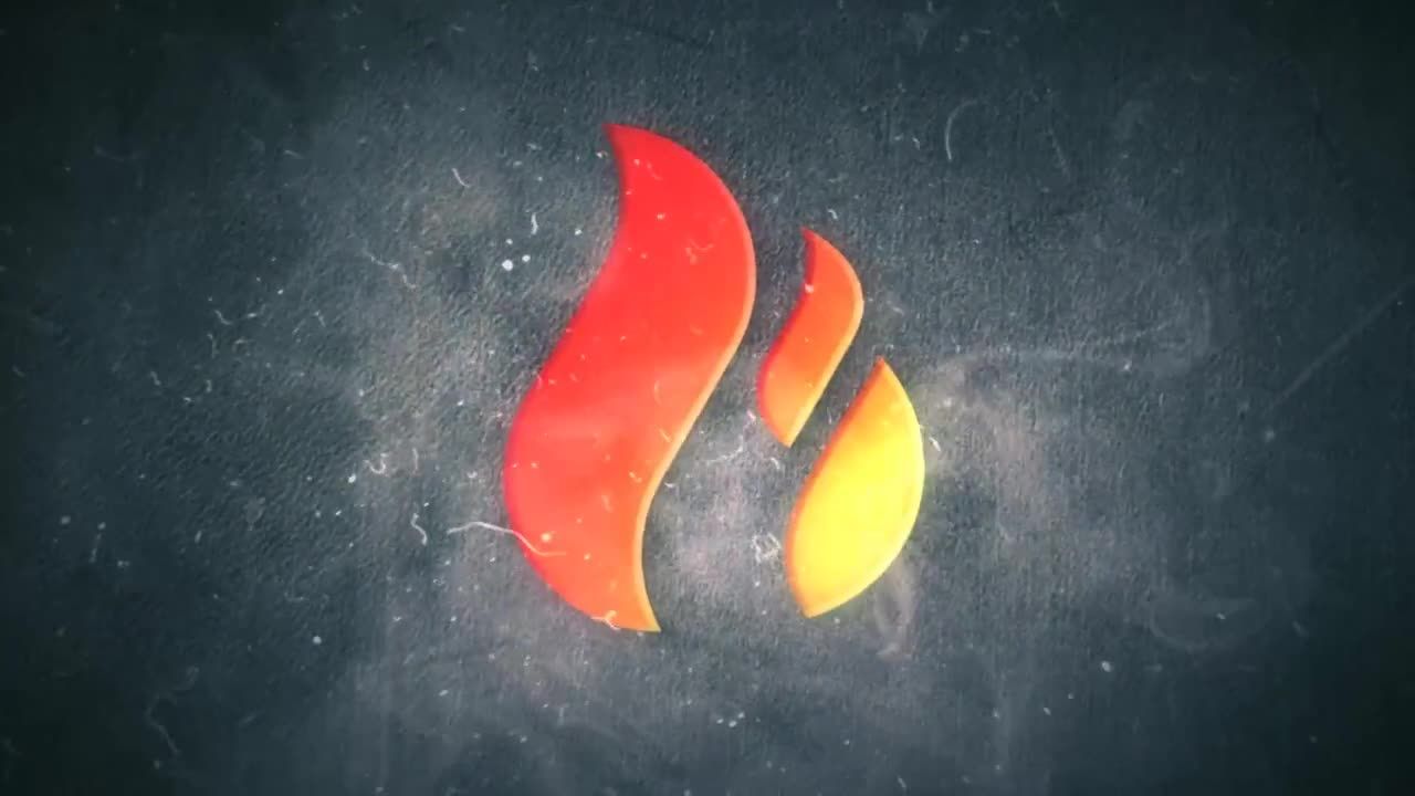 金色火焰燃烧logo片头展示16素材精选AE模板