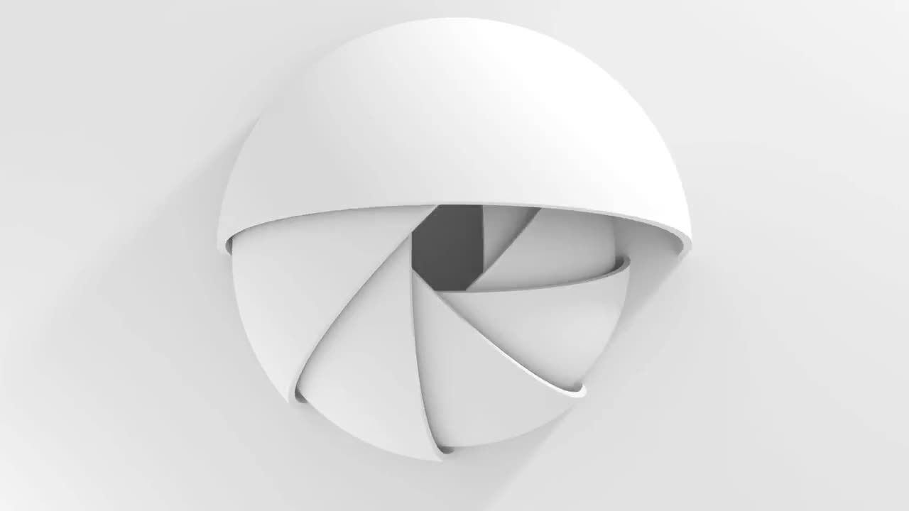 撕裂球体logo标志演绎动画亿图网易图库精选AE模板