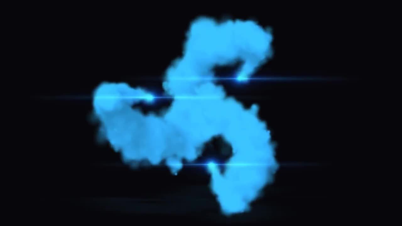 精美的动画镜头光晕和烟雾徽标展示普贤居精选AE模板