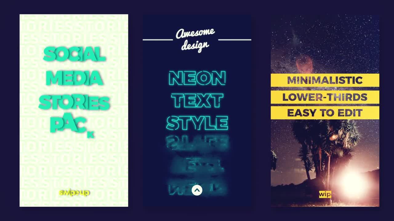 抽象的Instagram故事动画16设计素材网精选AE模板