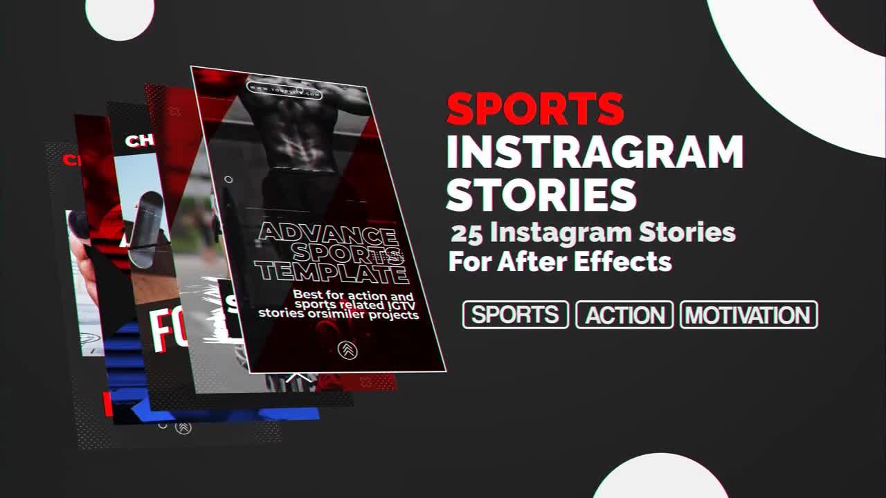 25个动感活力的体育Instagram故事亿图网易图库精选AE模板