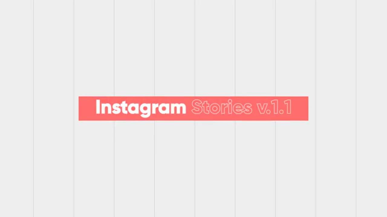 5个设计时尚且具有动画效果的Instagram故事16图库精选AE模板