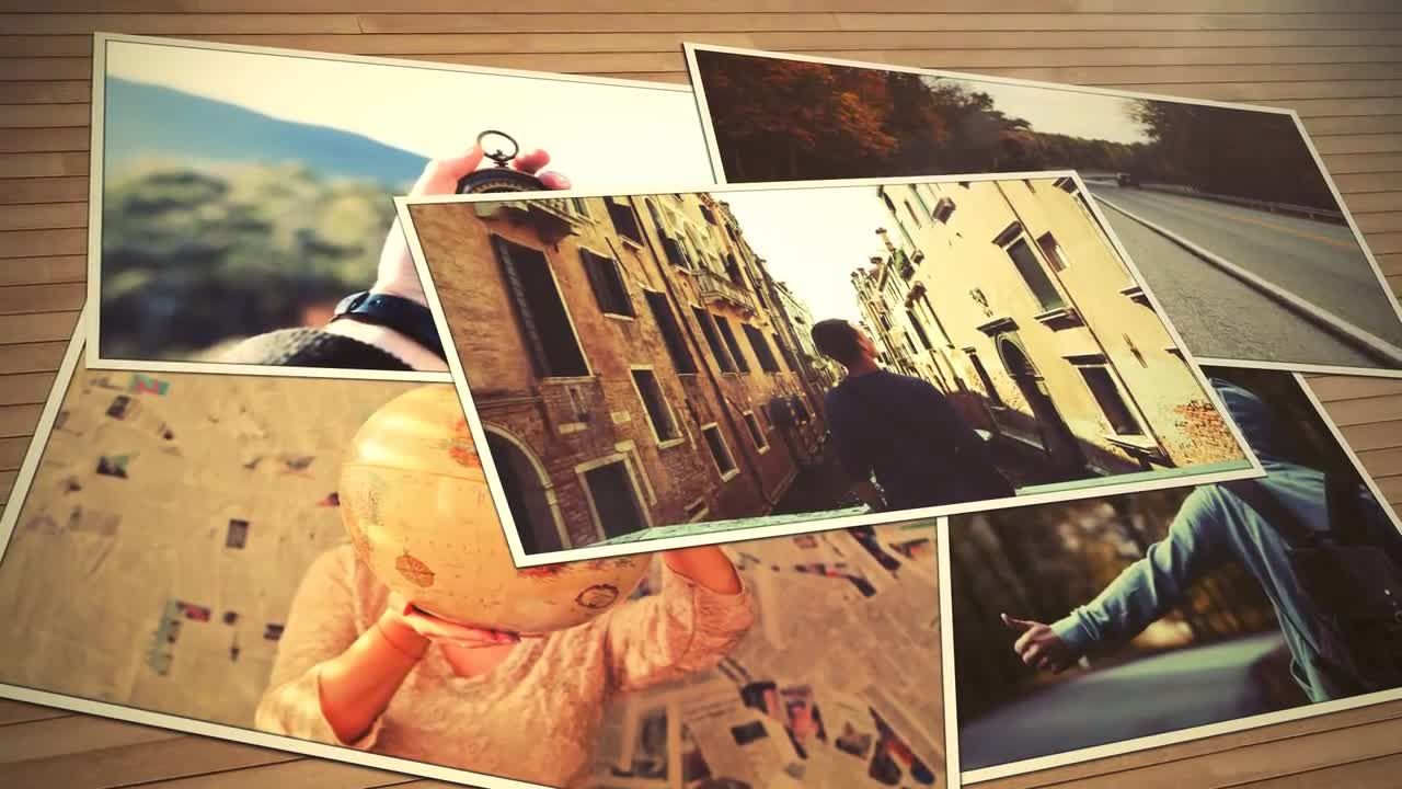 旅行记忆照片幻灯片素材中国精选AE模板