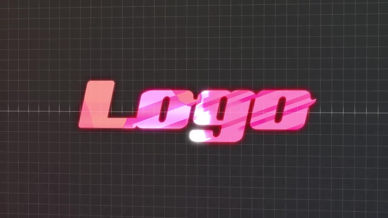 电子logo展示动画普贤居精选AE模板