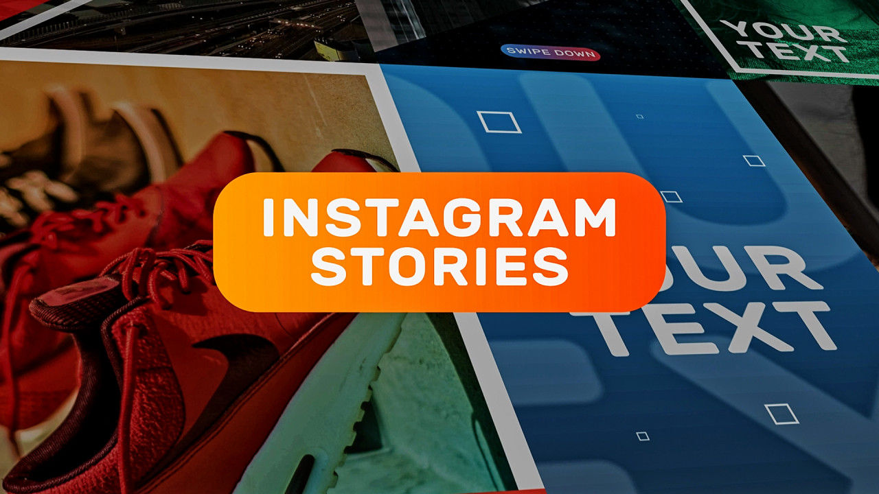 精美的动态动画Instagram故事16设计素材网精选AE模板