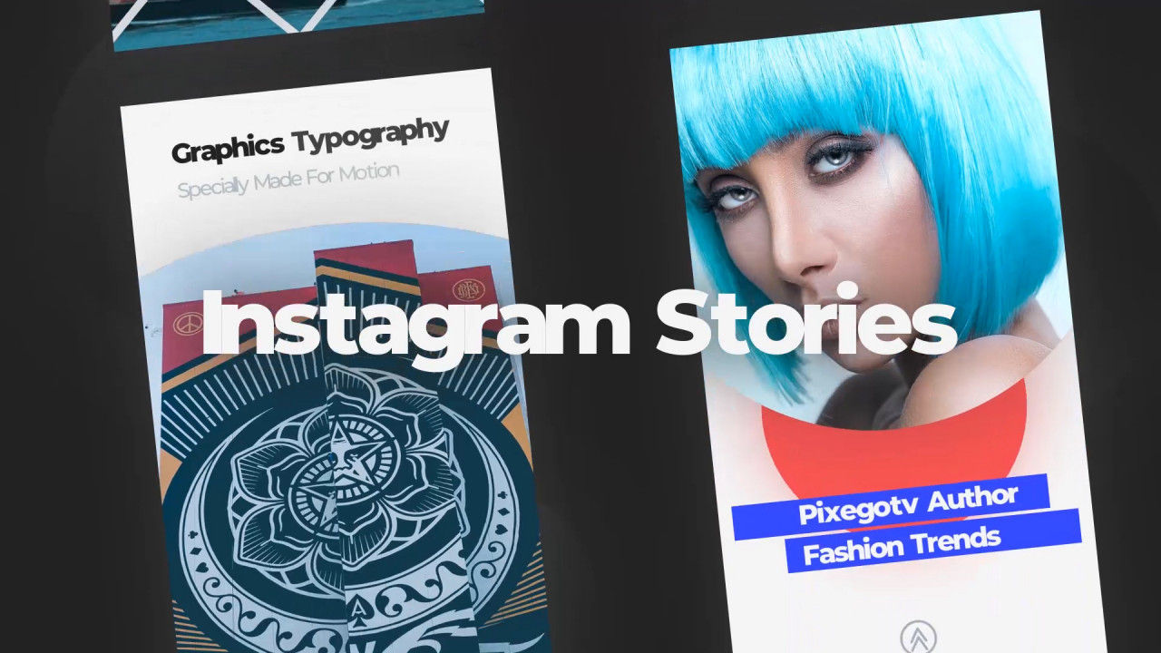 10个Instagram故事16素材精选AE模板