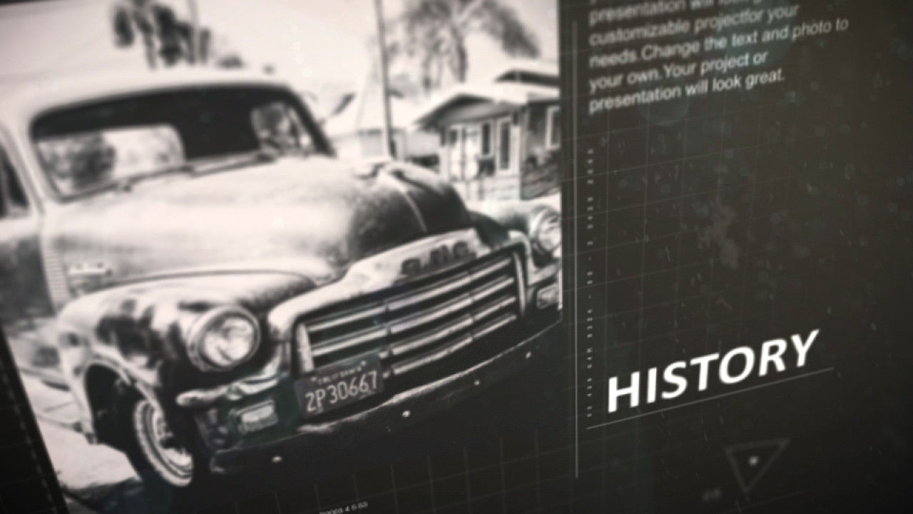 复古风格的历史电影16设计素材网精选AE模板