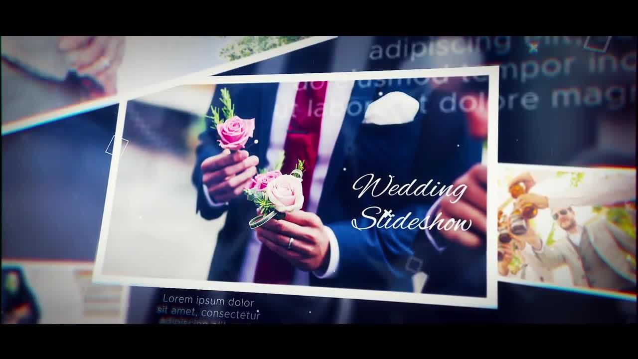 浪漫婚礼现场视频展示特效16设计素材网精选AE模板