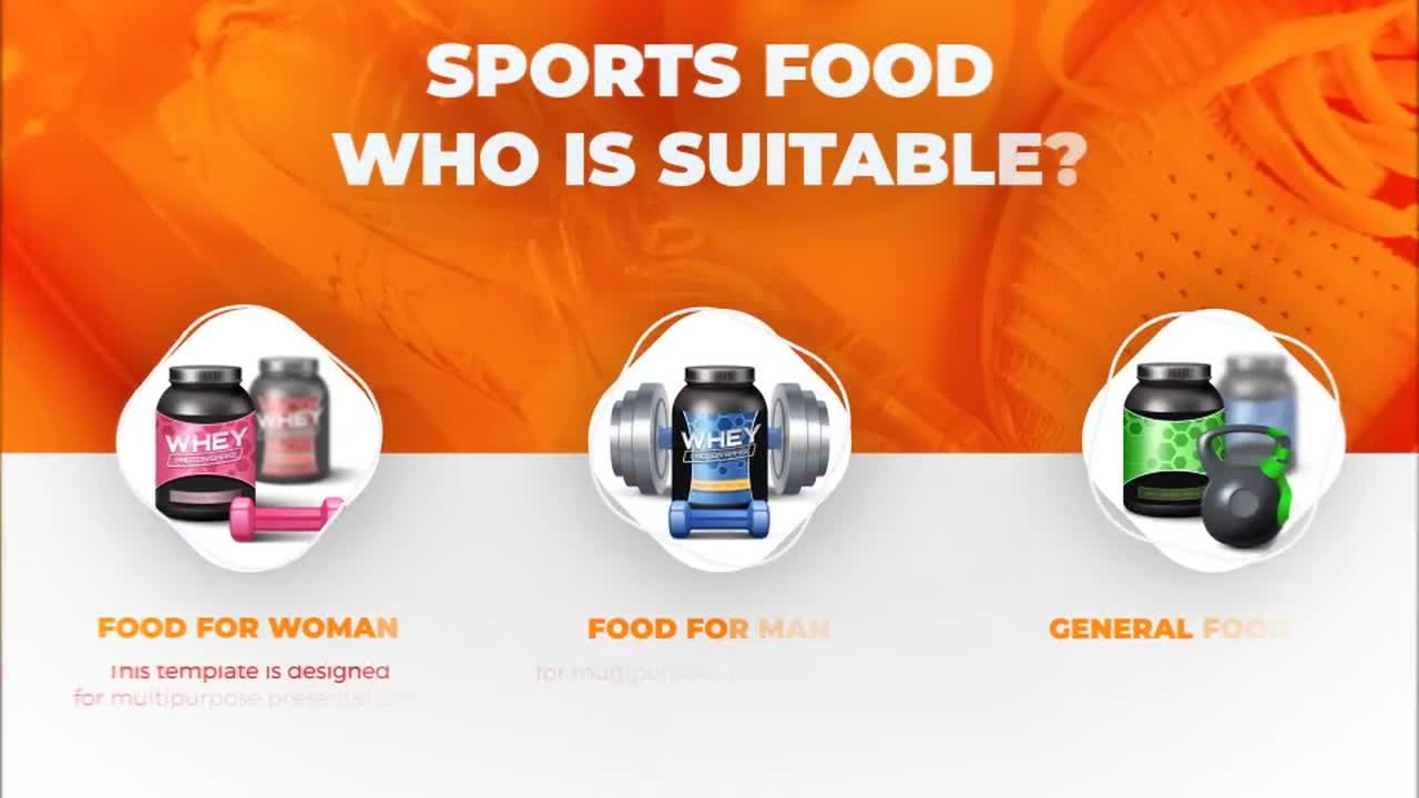 运动饮料和食品宣传促销素材中国精选AE模板