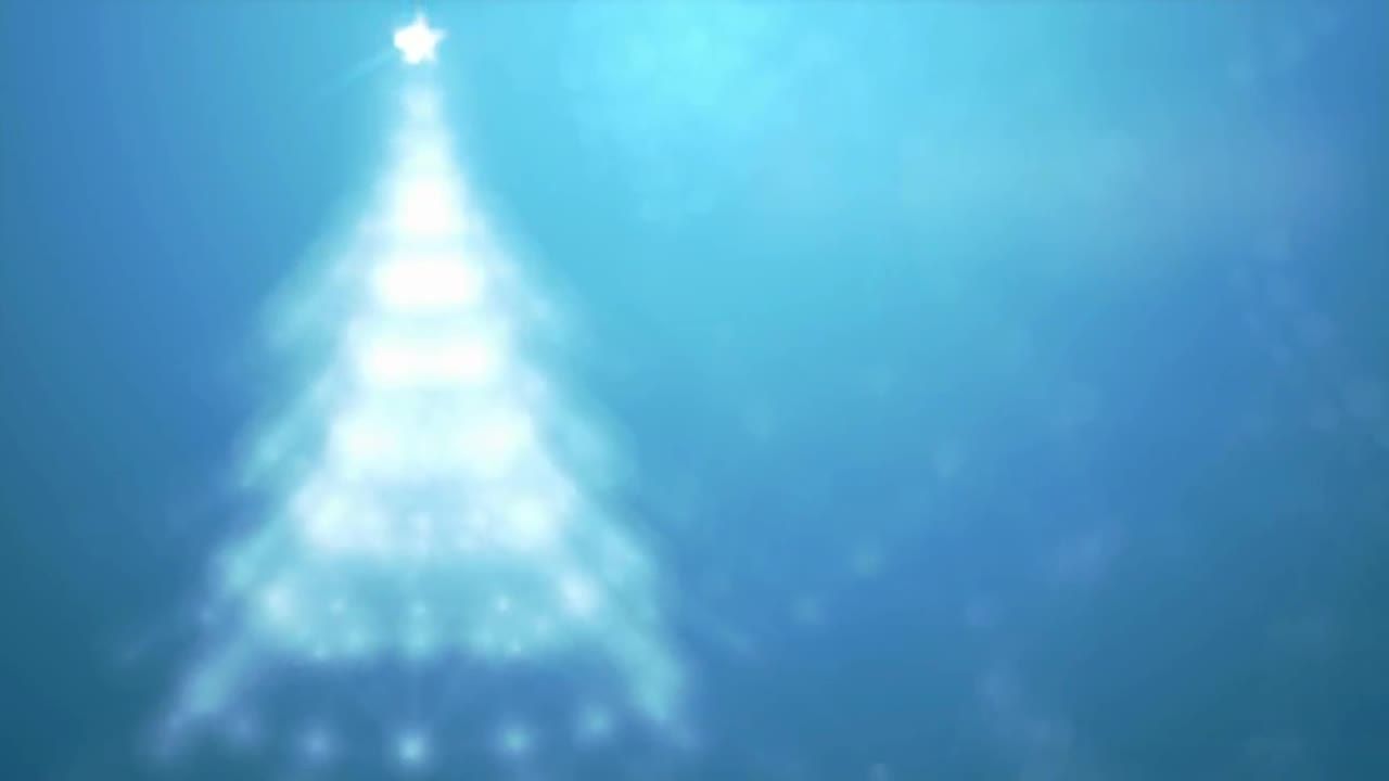带有动态动画光条纹的圣诞树16素材精选AE模板