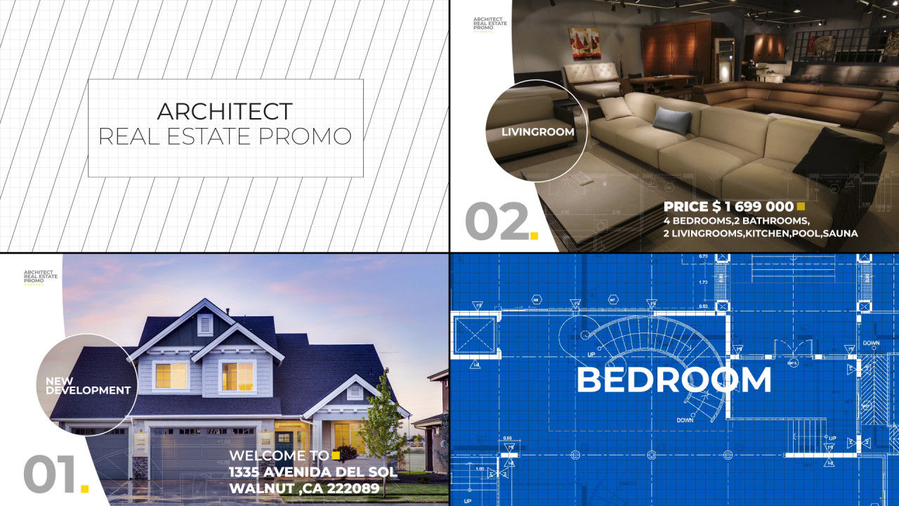 建筑师房地产促销16设计素材网精选AE模板