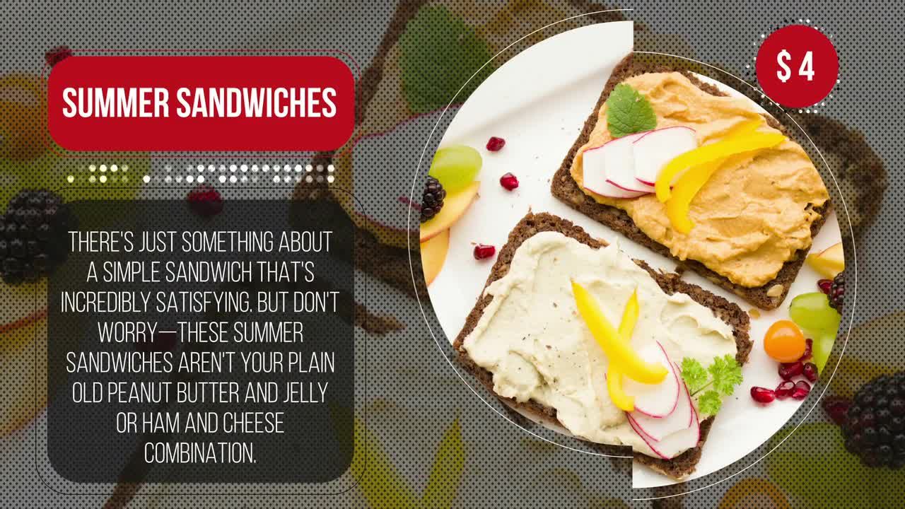 创意食物菜单展示16设计素材网精选AE模板
