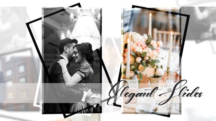 简洁壮观的婚礼爱情故事聚图网精选AE模板