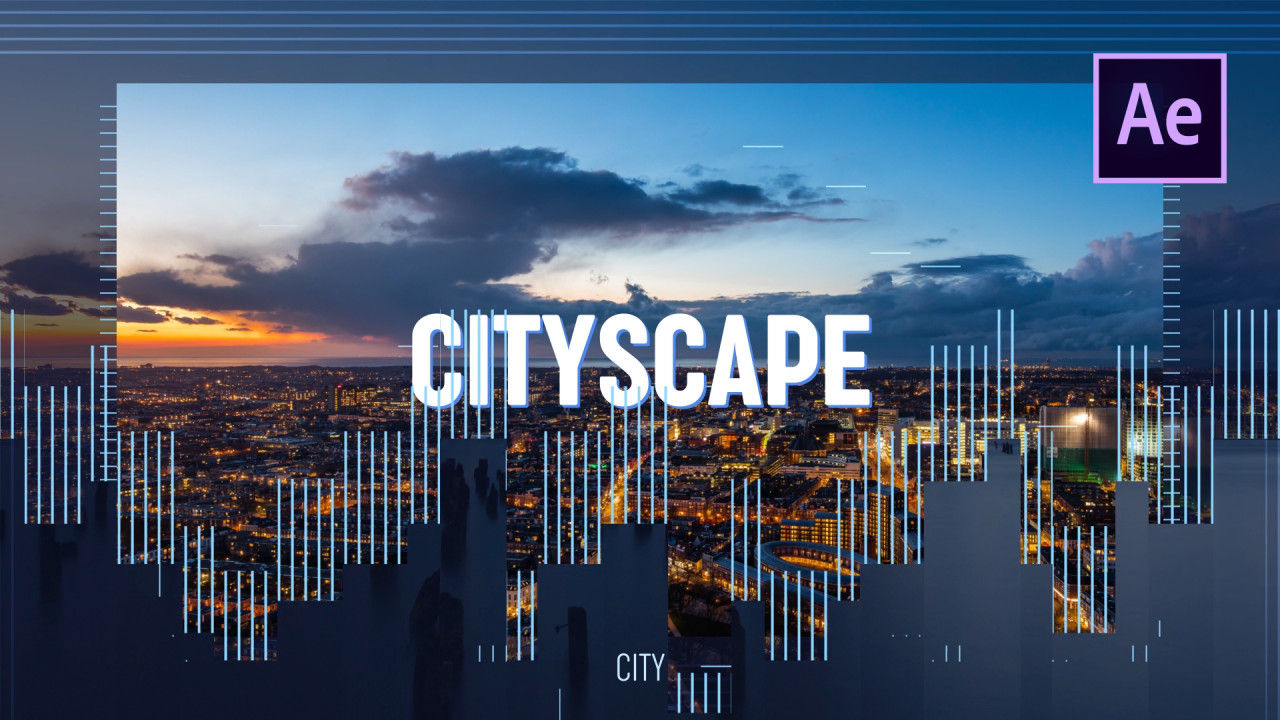 城市景观介绍亿图网易图库精选AE模板