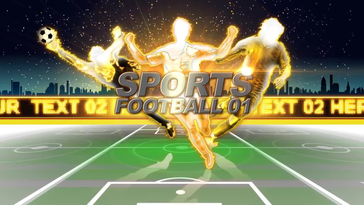 体育足球动画16素材精选AE模板