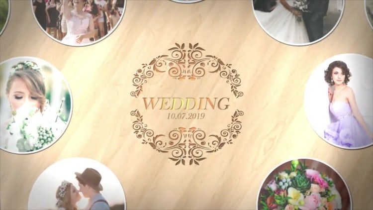 婚礼照片墙16设计素材网精选AE模板