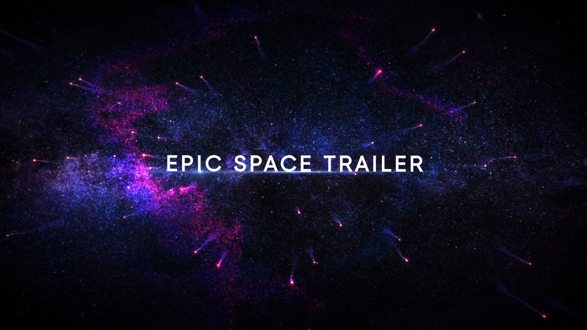 10个引人注目的史诗空间预告片过渡效果16设计素材网精选AE模板 Epic Space Trailer