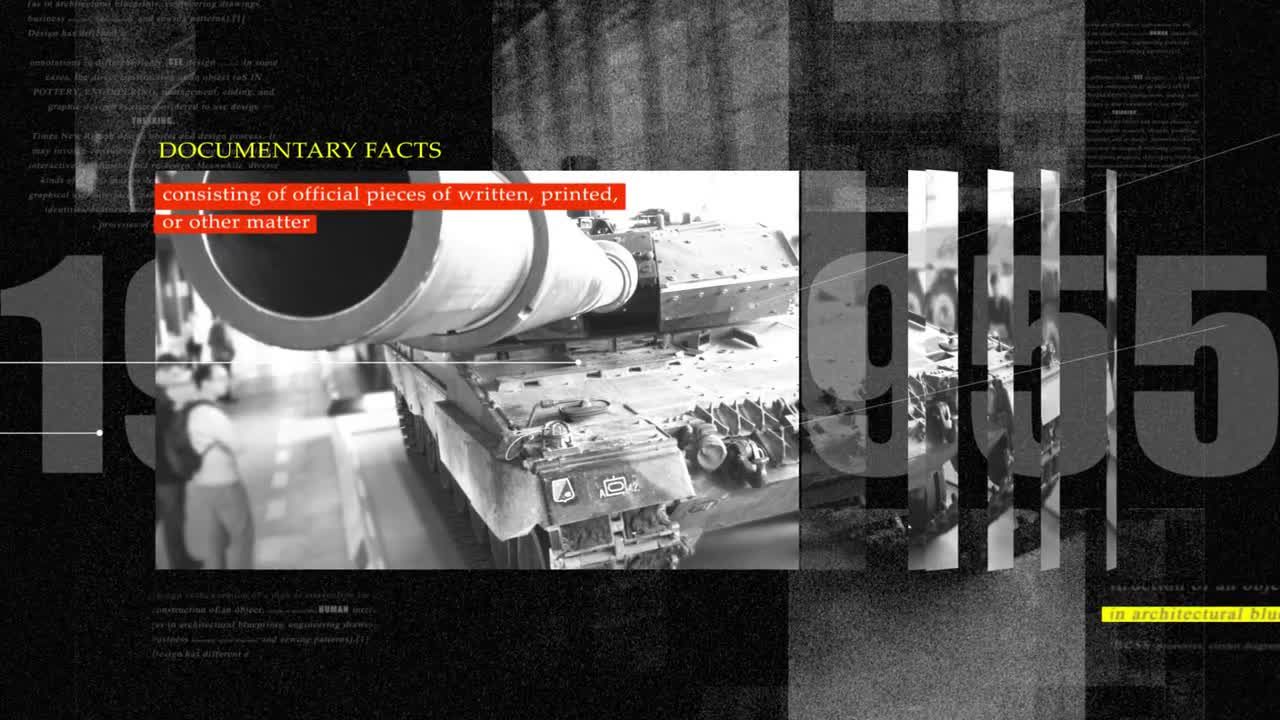 4K战争历史纪录片开场白16图库精选AE模板