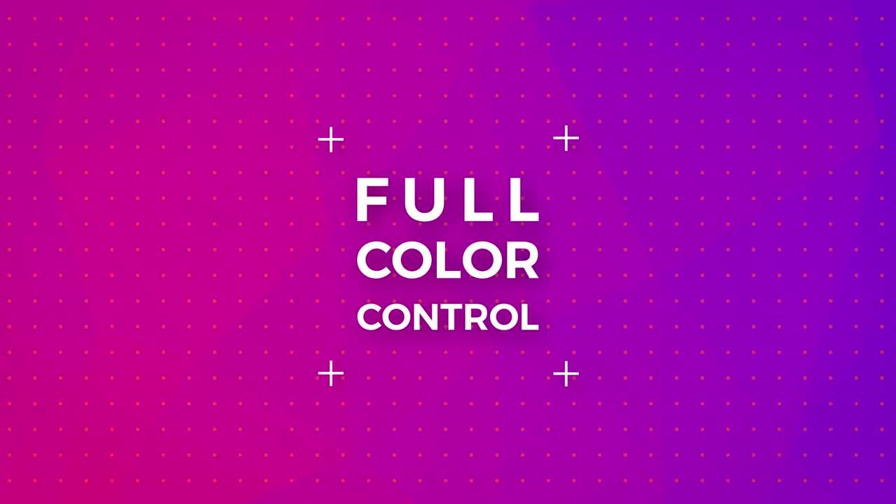 色彩鲜艳的全屏标题动画16素材精选AE模板