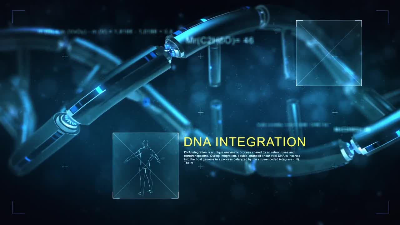 锐利先进时尚的DNA宣传介绍普贤居精选AE模板