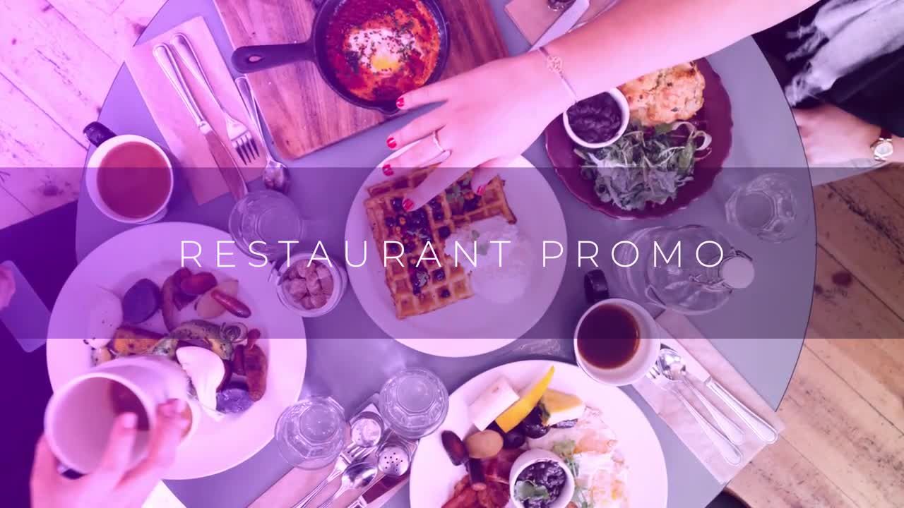 餐厅促销推广宣传16设计素材网精选AE模板