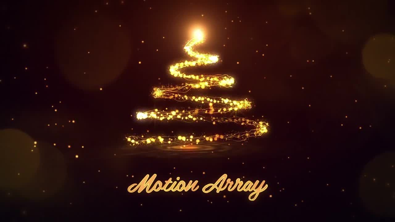梦幻般的圣诞节活动视频普贤居精选AE模板