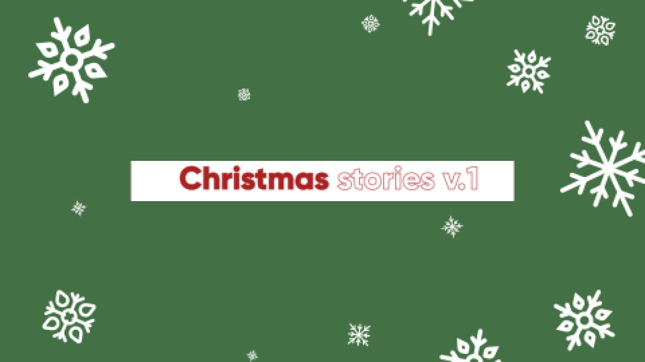 5个乐趣明亮时尚的圣诞故事素材天下精选AE模板